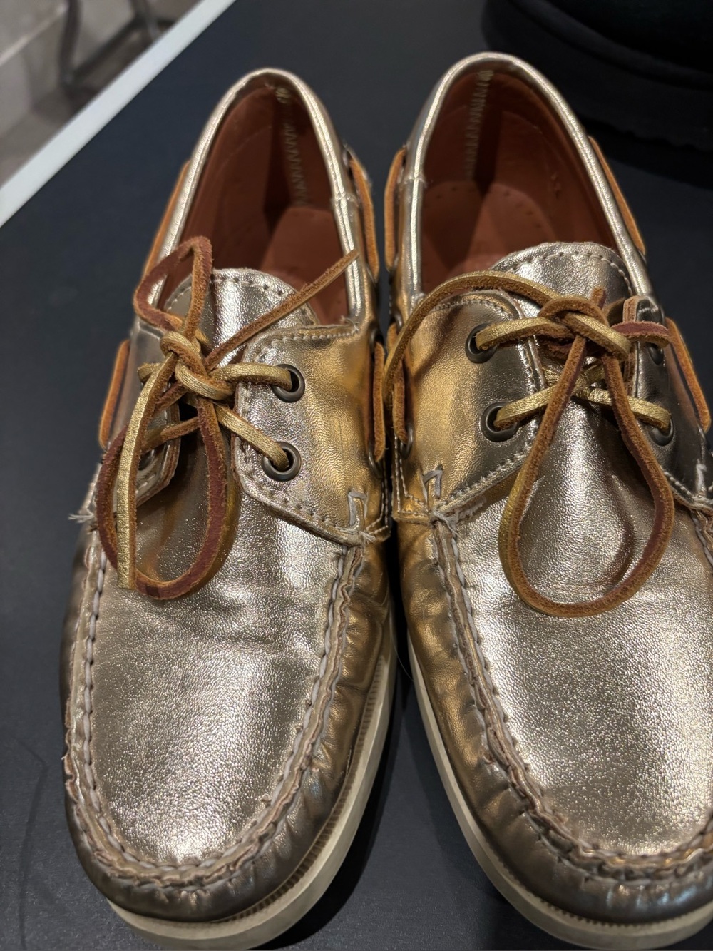Sebago gold docksides boat shoe 8.5 women’s